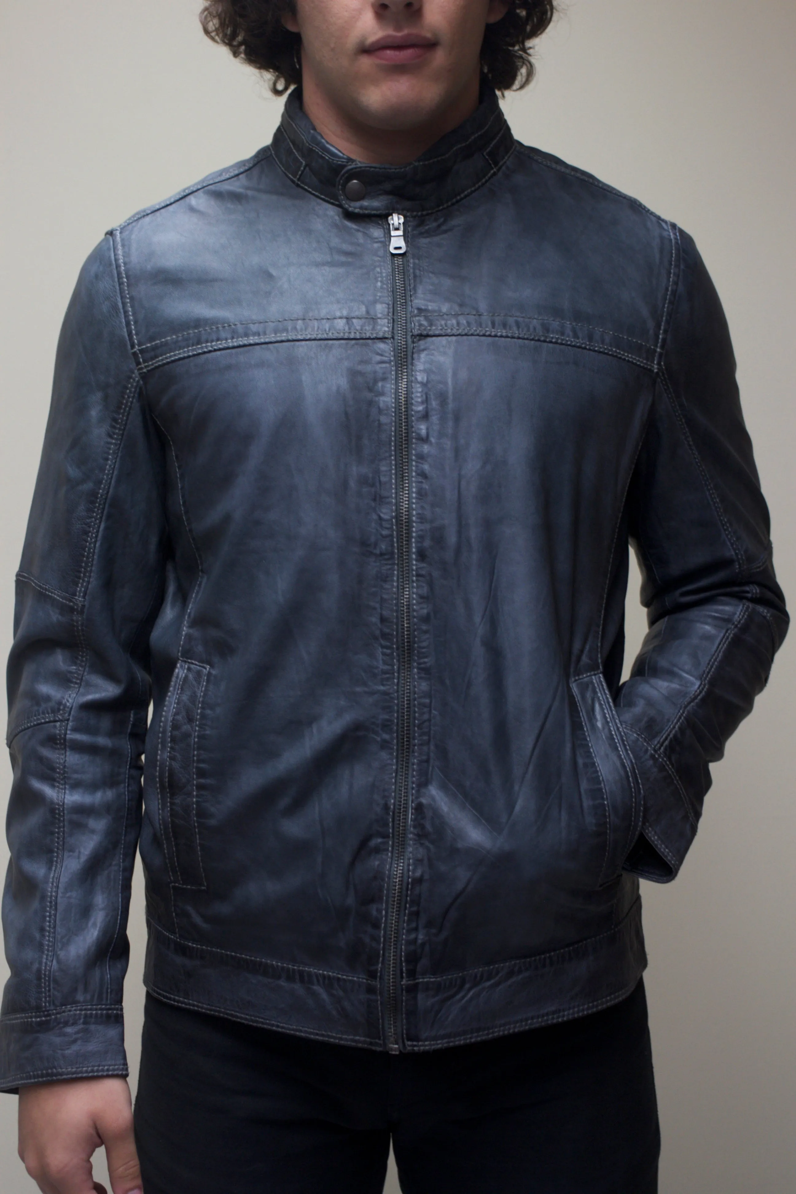 Antique Washed Lambskin Jacket