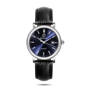 CLASSIC 36MM - Swiss Quartz Movement Watch | Silver & Blue