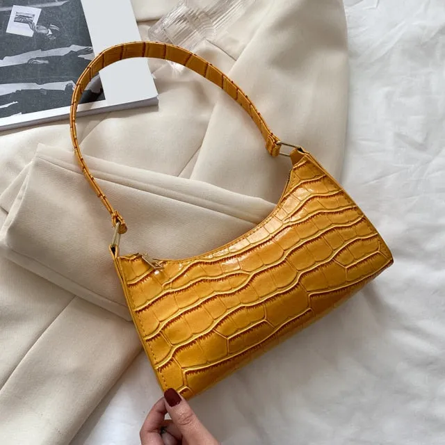 Fashion Exquisite Shopping PU Leather Handbag