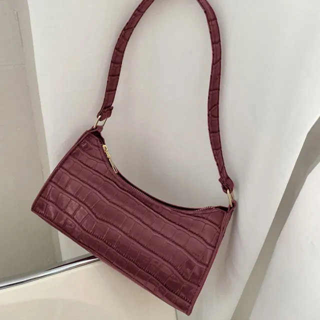 Fashion Exquisite Shopping PU Leather Handbag