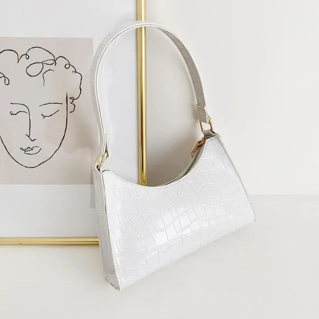 Fashion Exquisite Shopping PU Leather Handbag