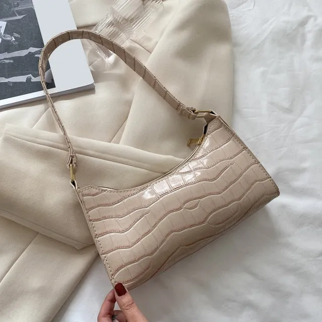 Fashion Exquisite Shopping PU Leather Handbag