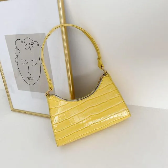 Fashion Exquisite Shopping PU Leather Handbag