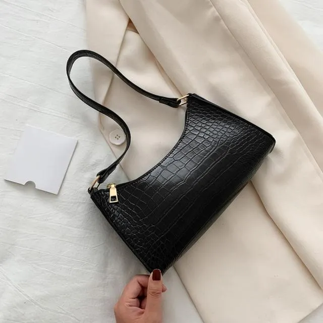 Fashion Exquisite Shopping PU Leather Handbag