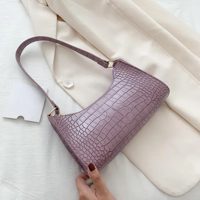 Fashion Exquisite Shopping PU Leather Handbag