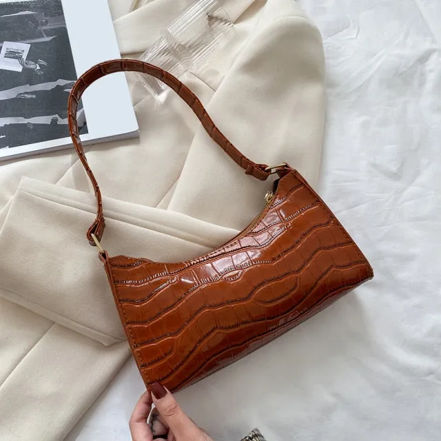 Fashion Exquisite Shopping PU Leather Handbag