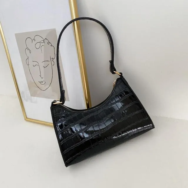 Fashion Exquisite Shopping PU Leather Handbag
