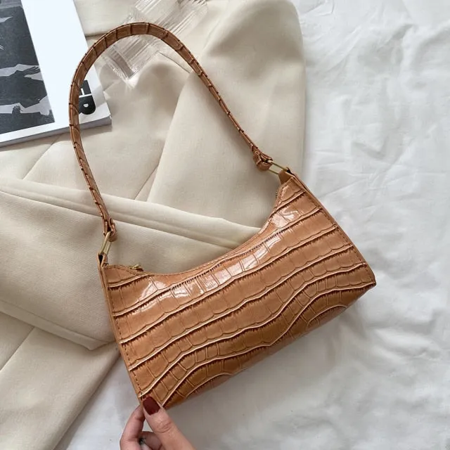 Fashion Exquisite Shopping PU Leather Handbag