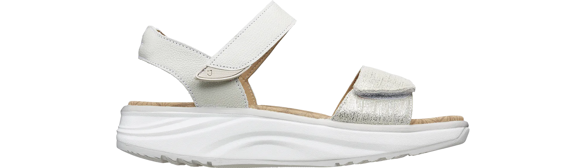Flores beige metallic