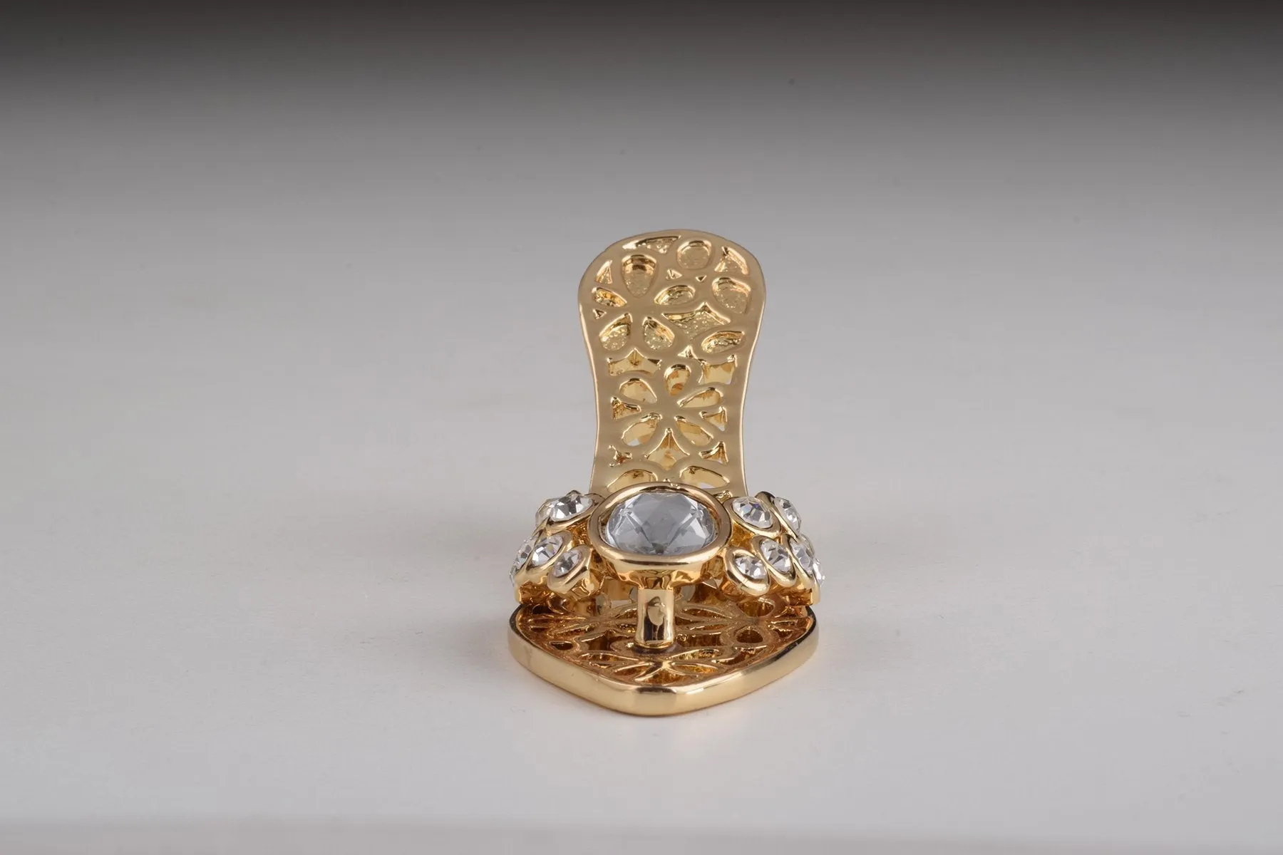 Golden High Heel Shoe