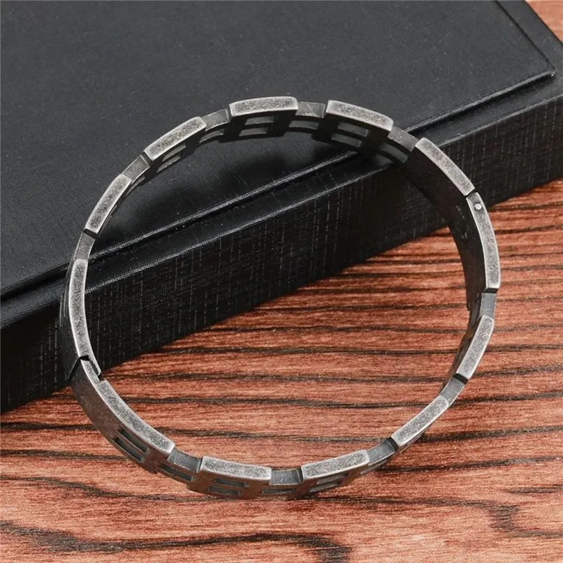 Italian Black, Made of 316L Stainless Steel Stylish Openable Kada Bracelet for Men