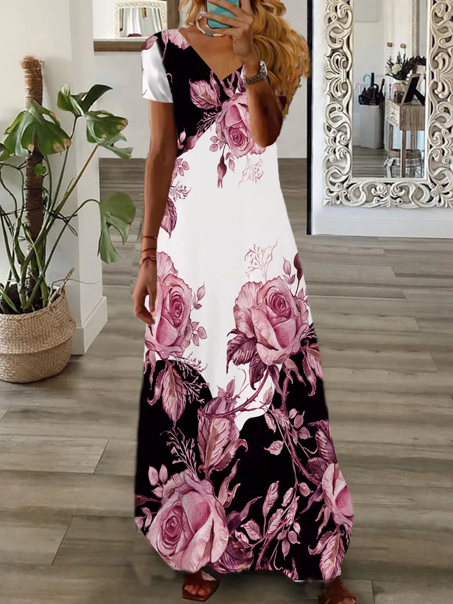 Jaci | Plus Size Flower Dress