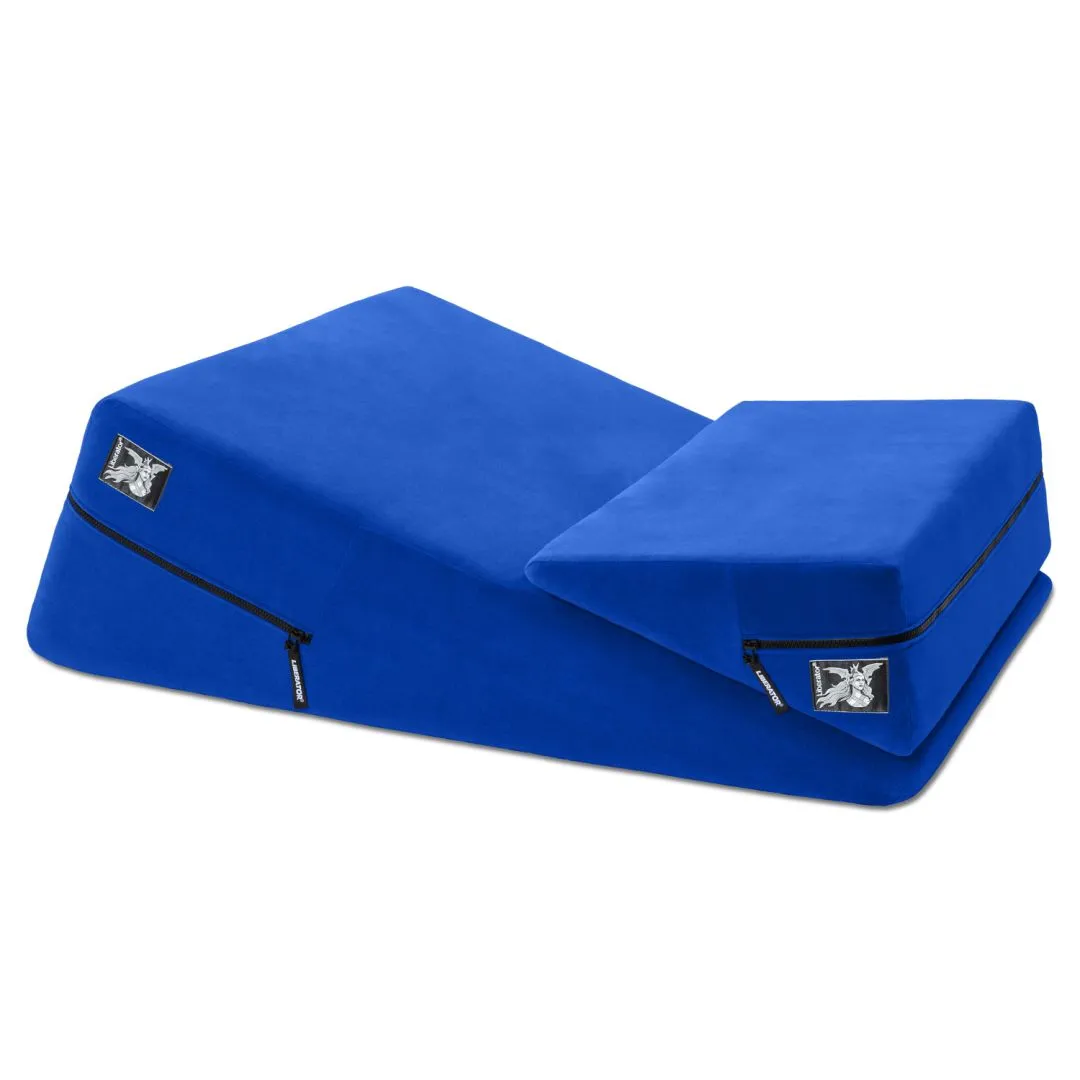 Liberator 30 Inch Wedge and Ramp Combo Sex Positioning Cushion 30 Inches - Blue