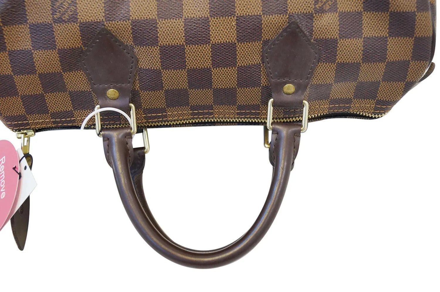 LOUIS VUITTON Damier Ebene Speedy 30 Handbag