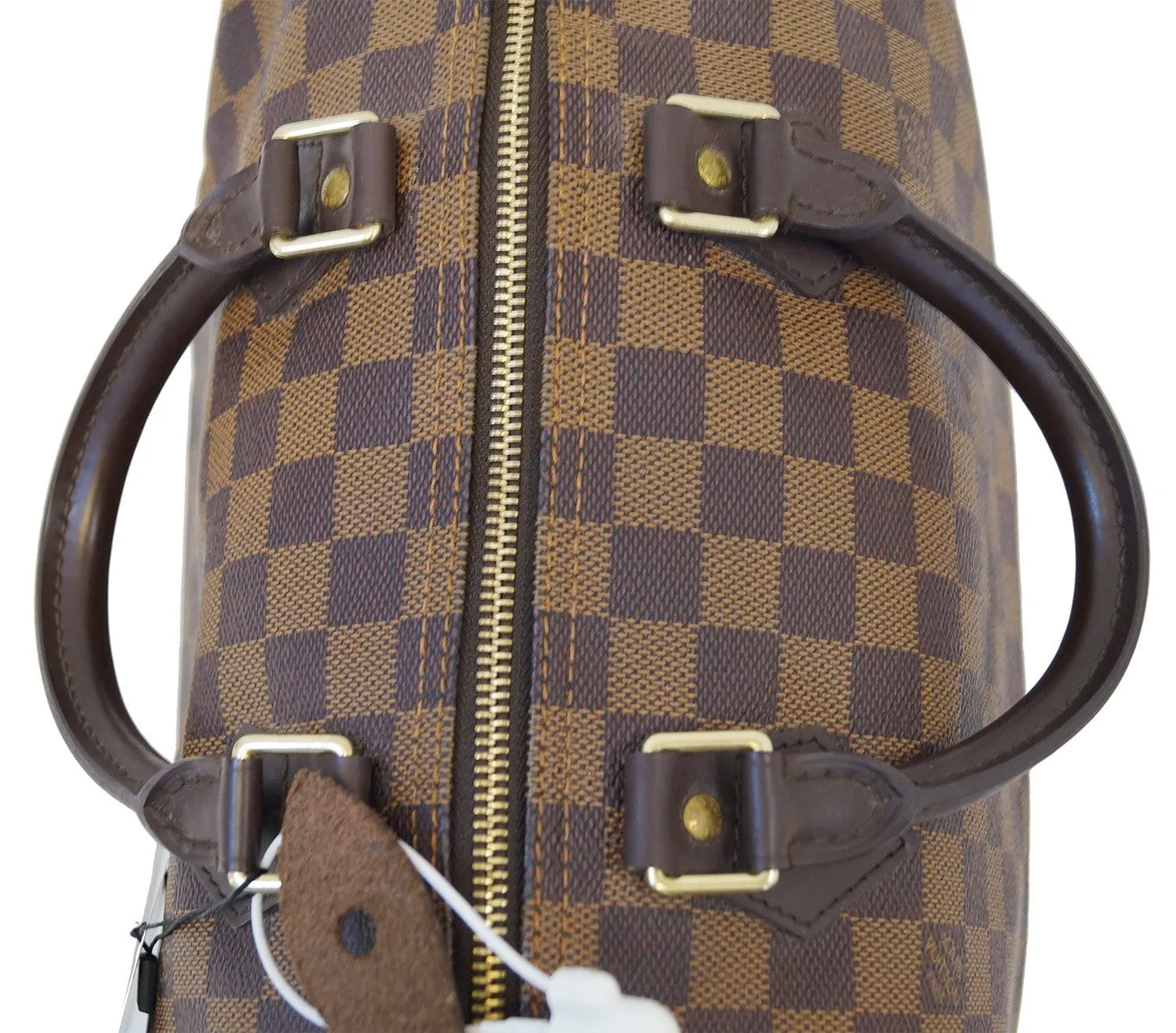 LOUIS VUITTON Damier Ebene Speedy 30 Handbag