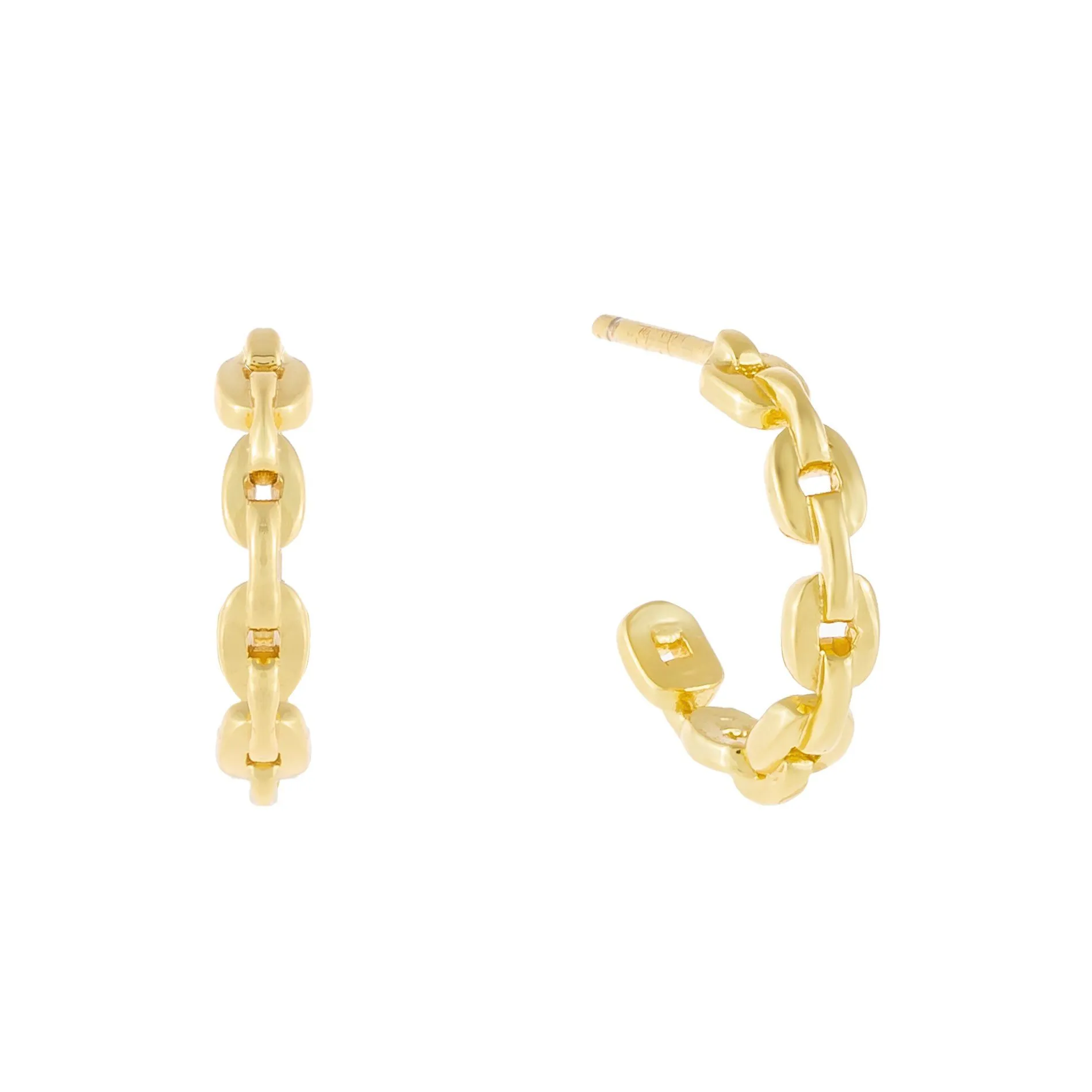 Mini Chain Hoop Earring