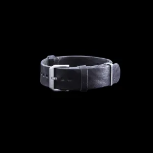 NAT2 Leather Watch Strap, Vintage Nero | Stylish