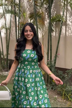 Nishtha Sethi in Capri - Bloom Dress