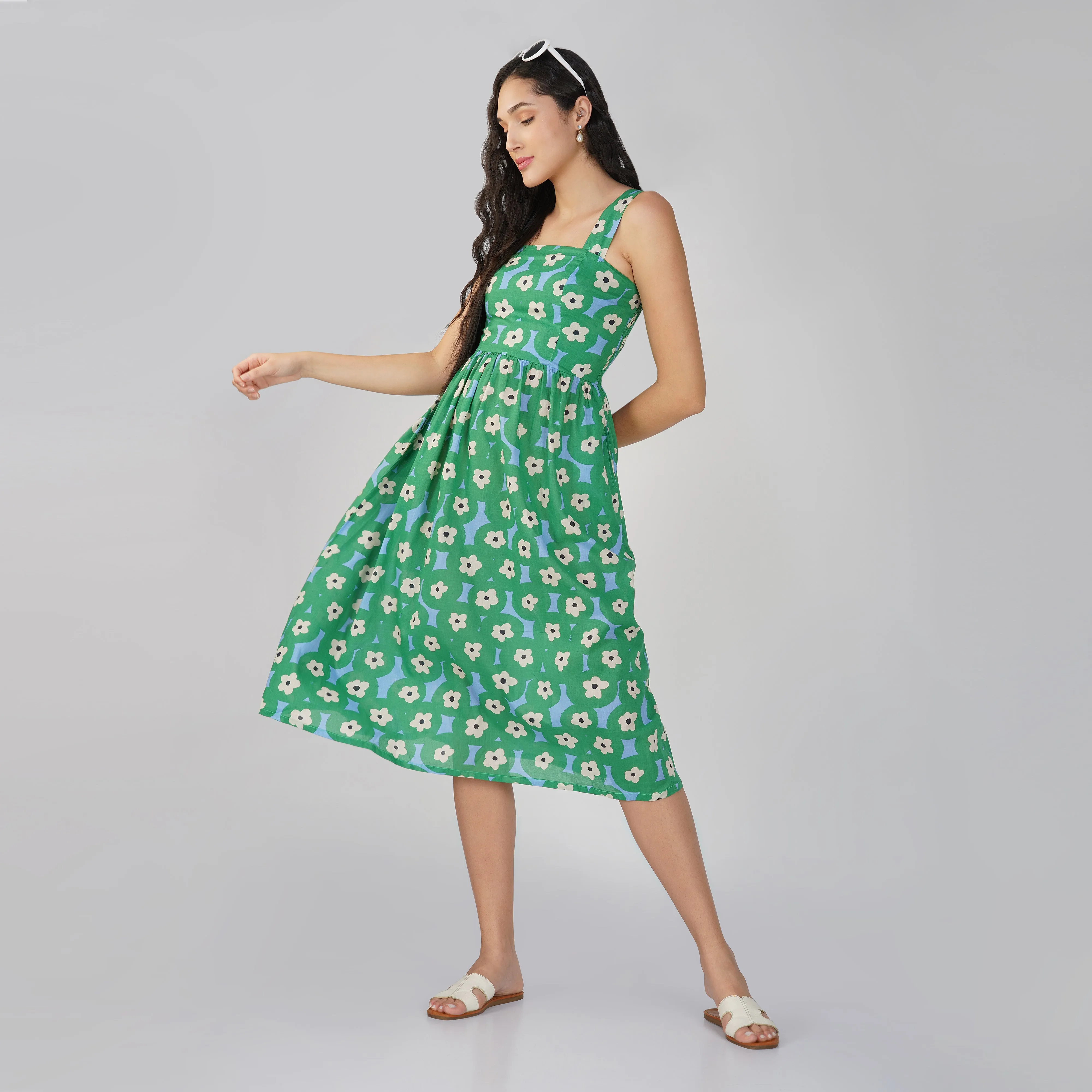 Nishtha Sethi in Capri - Bloom Dress