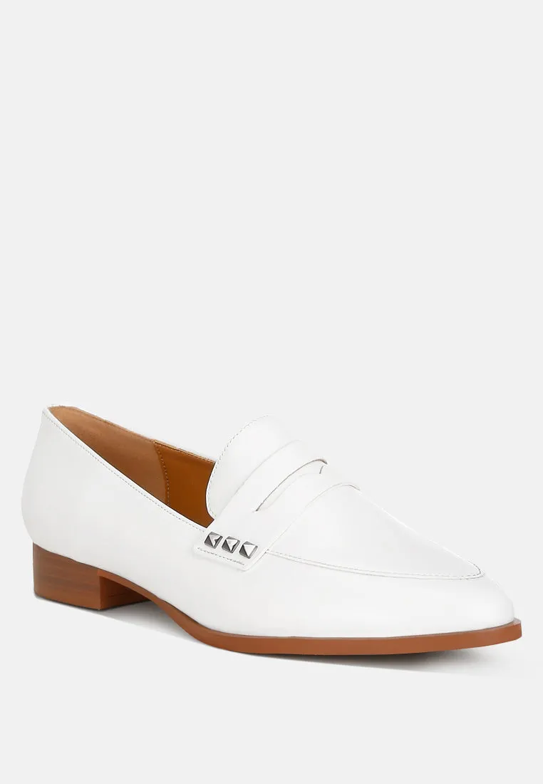 Patent Pleather Penny Loafers By RAG