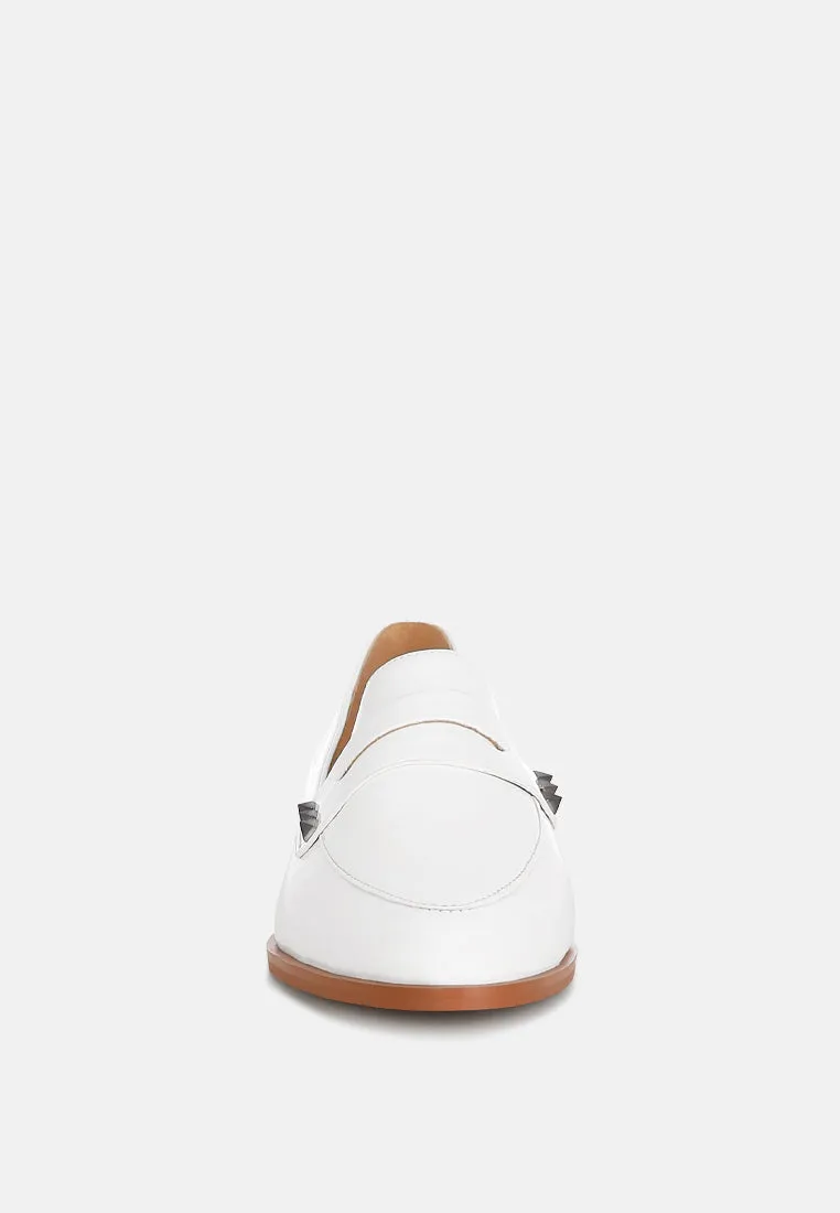Patent Pleather Penny Loafers By RAG