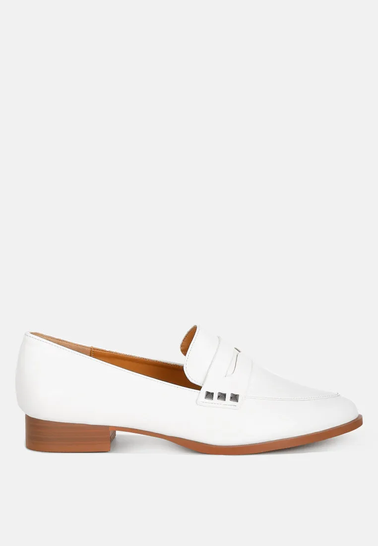 Patent Pleather Penny Loafers By RAG