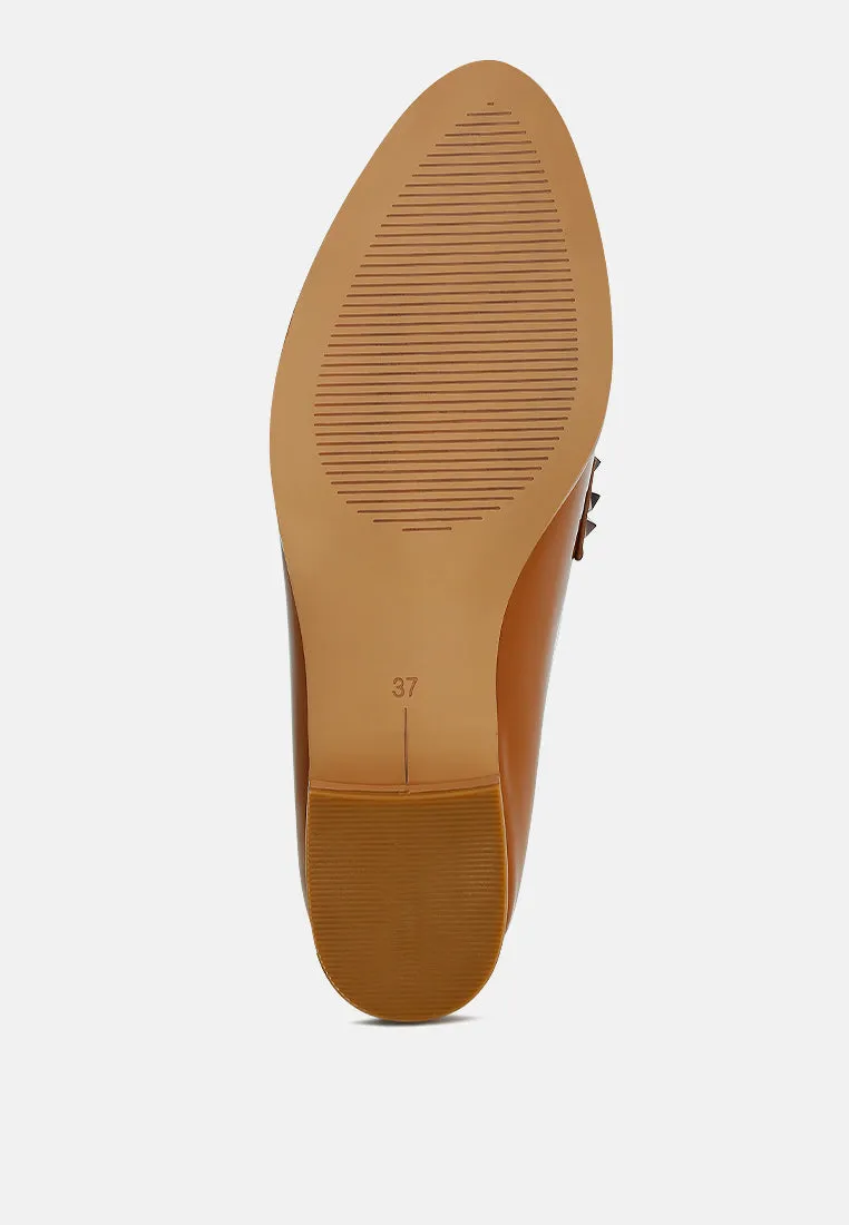 Patent Pleather Penny Loafers By RAG