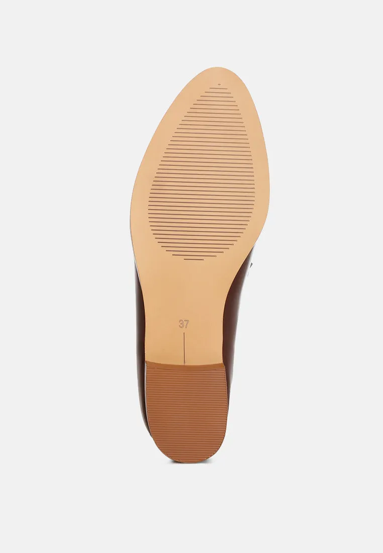 Patent Pleather Penny Loafers By RAG