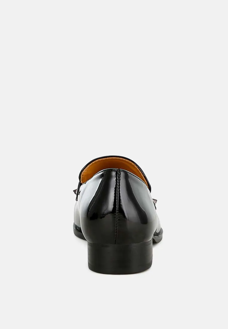 Patent Pleather Penny Loafers By RAG
