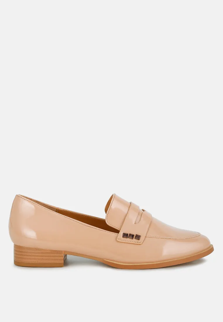 Patent Pleather Penny Loafers By RAG