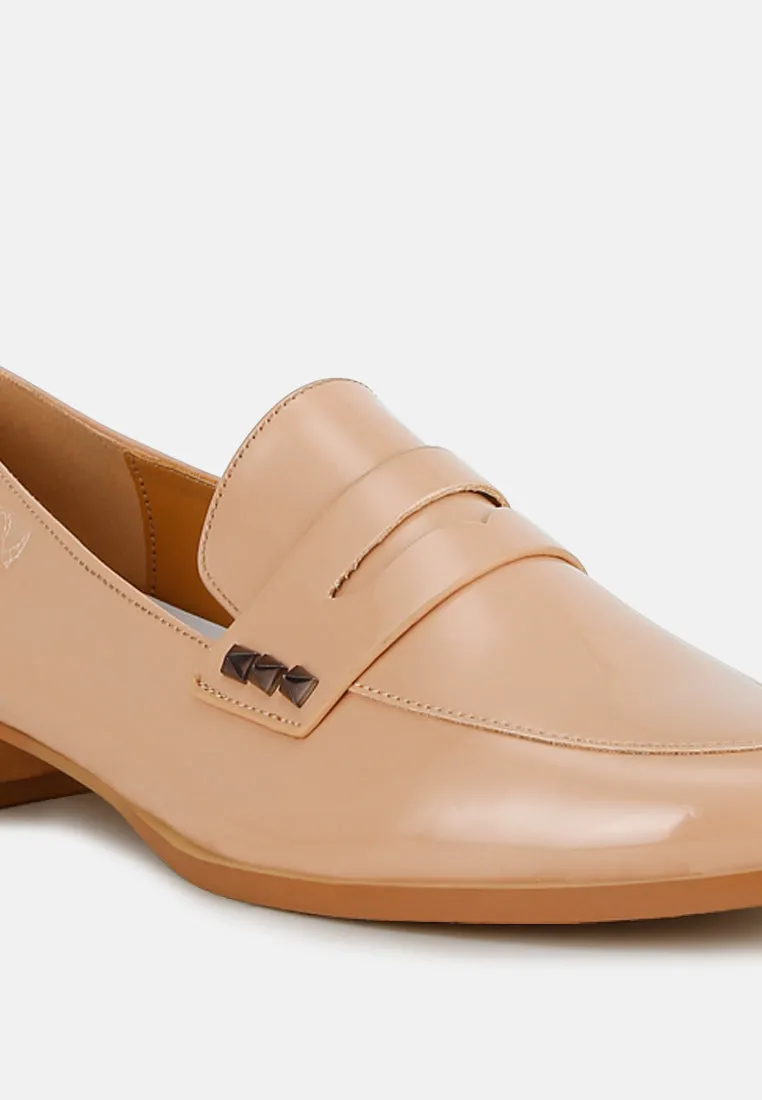 Patent Pleather Penny Loafers By RAG