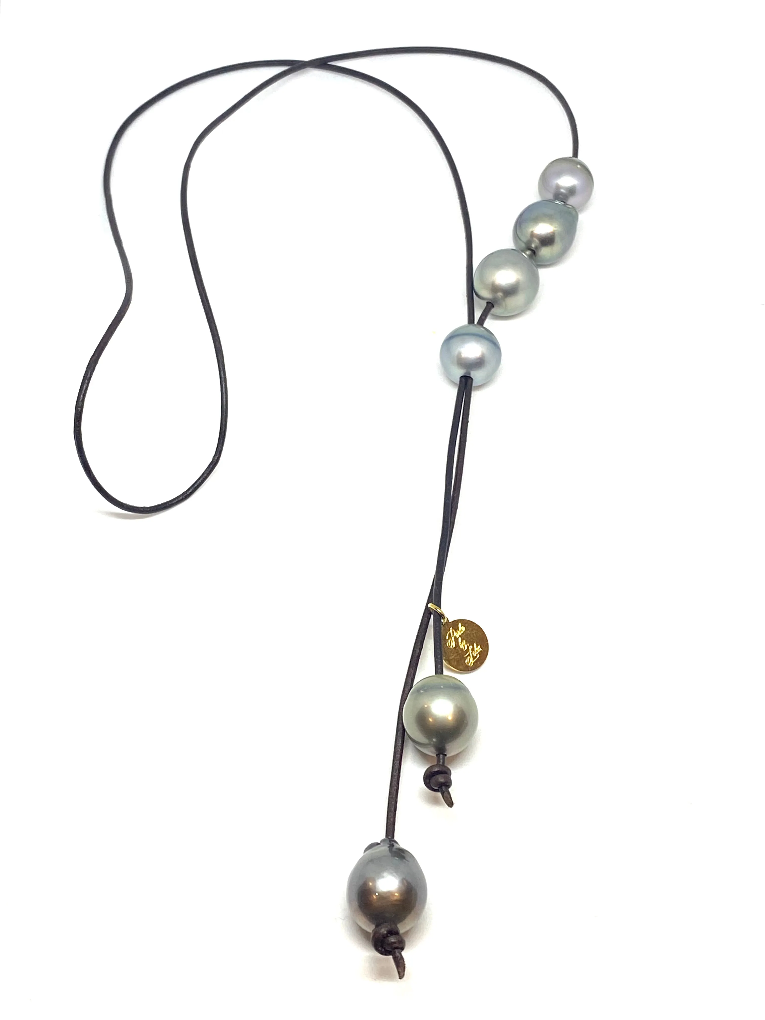 Perle by Lola Tahitian Pearl Lariat Necklace