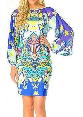 Prints Charming  V-back Dress