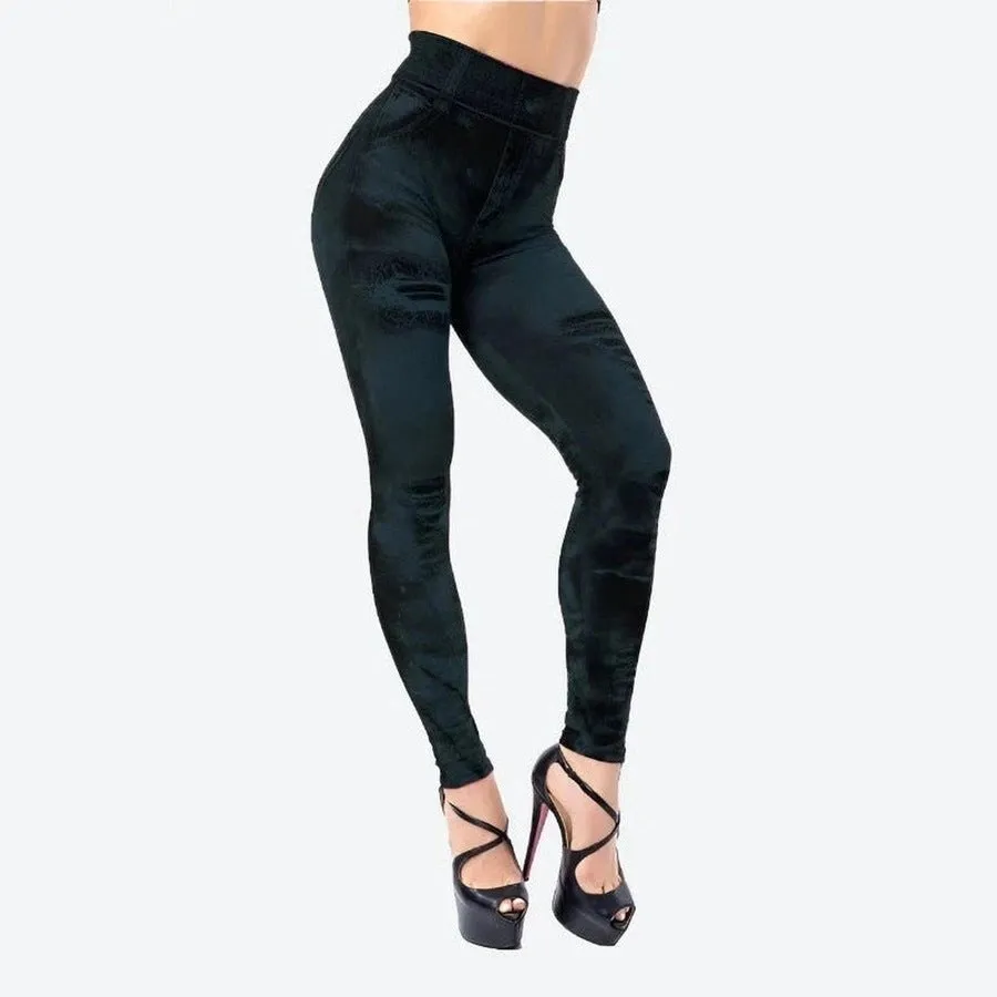 Stylish High-Waisted Jeggings