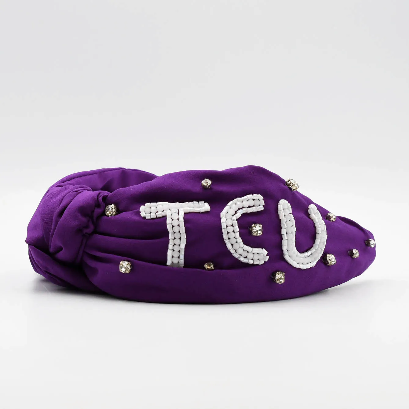 TCU Purple/White Headband U82