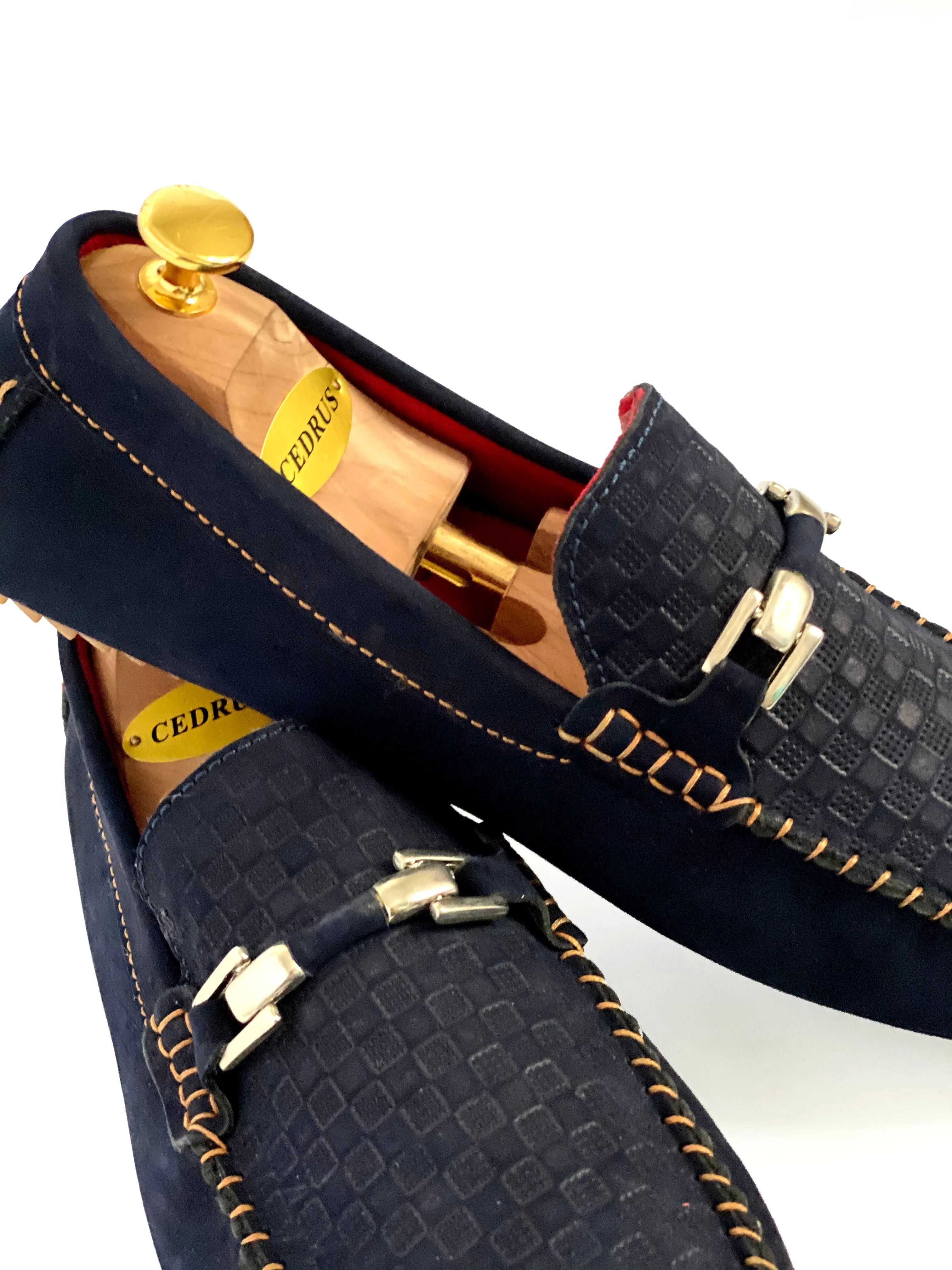 The Classic Navy Moccasin