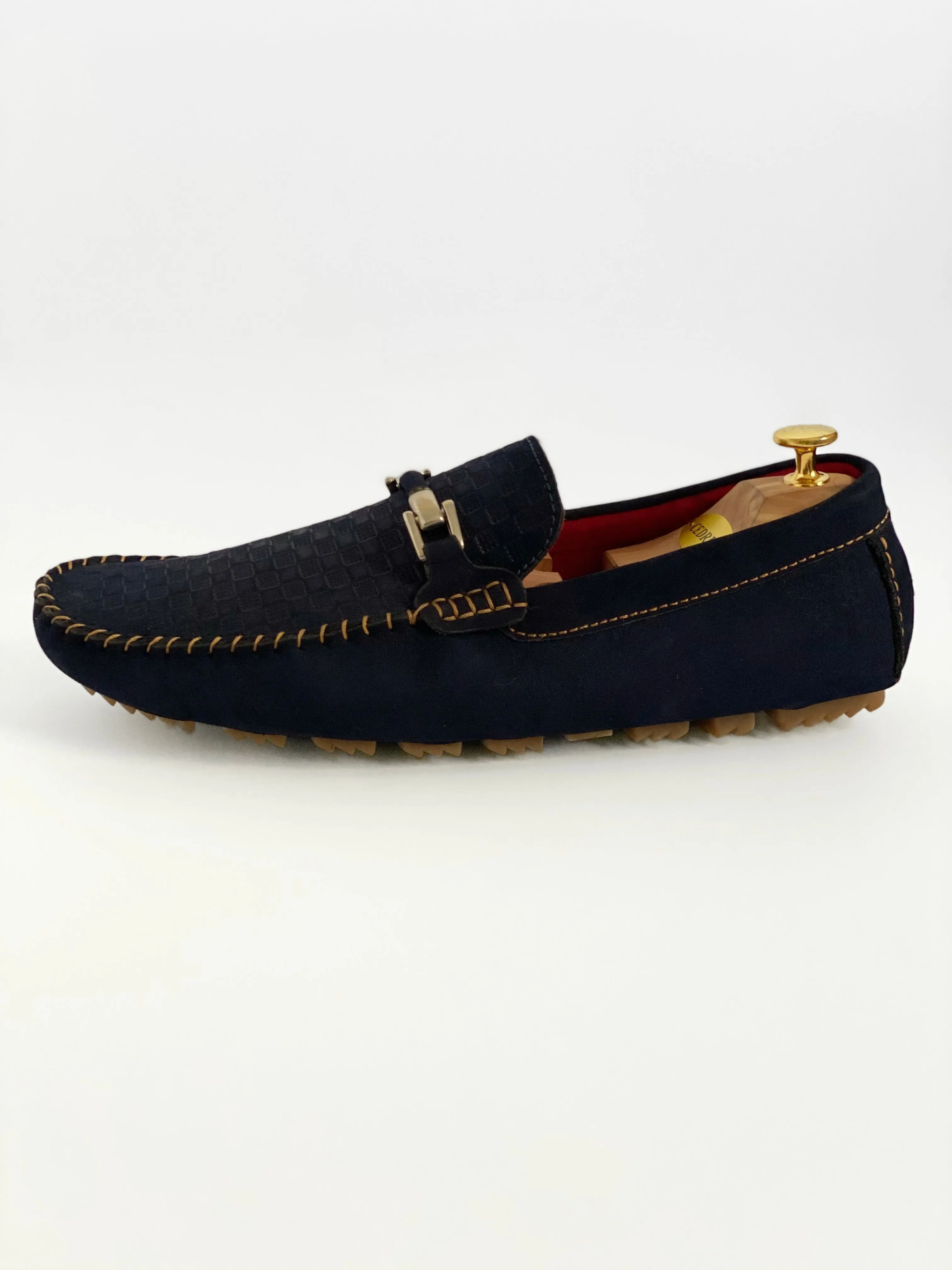 The Classic Navy Moccasin