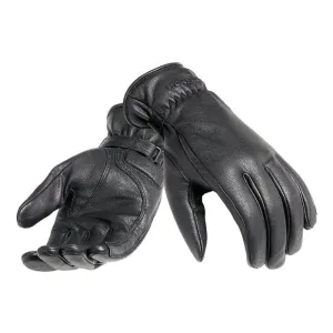 Triumph Vance Leather Gloves Black