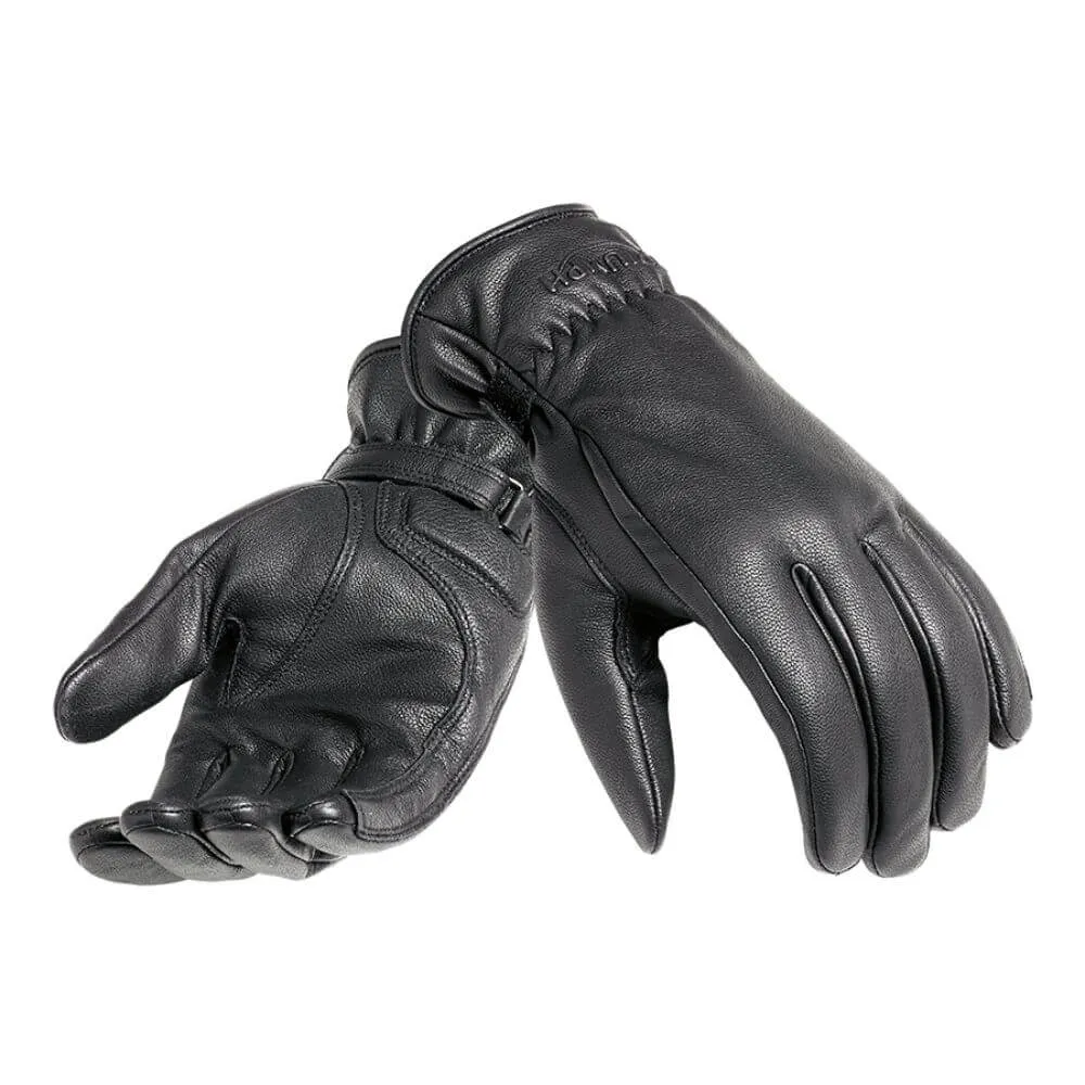 Triumph Vance Leather Gloves Black
