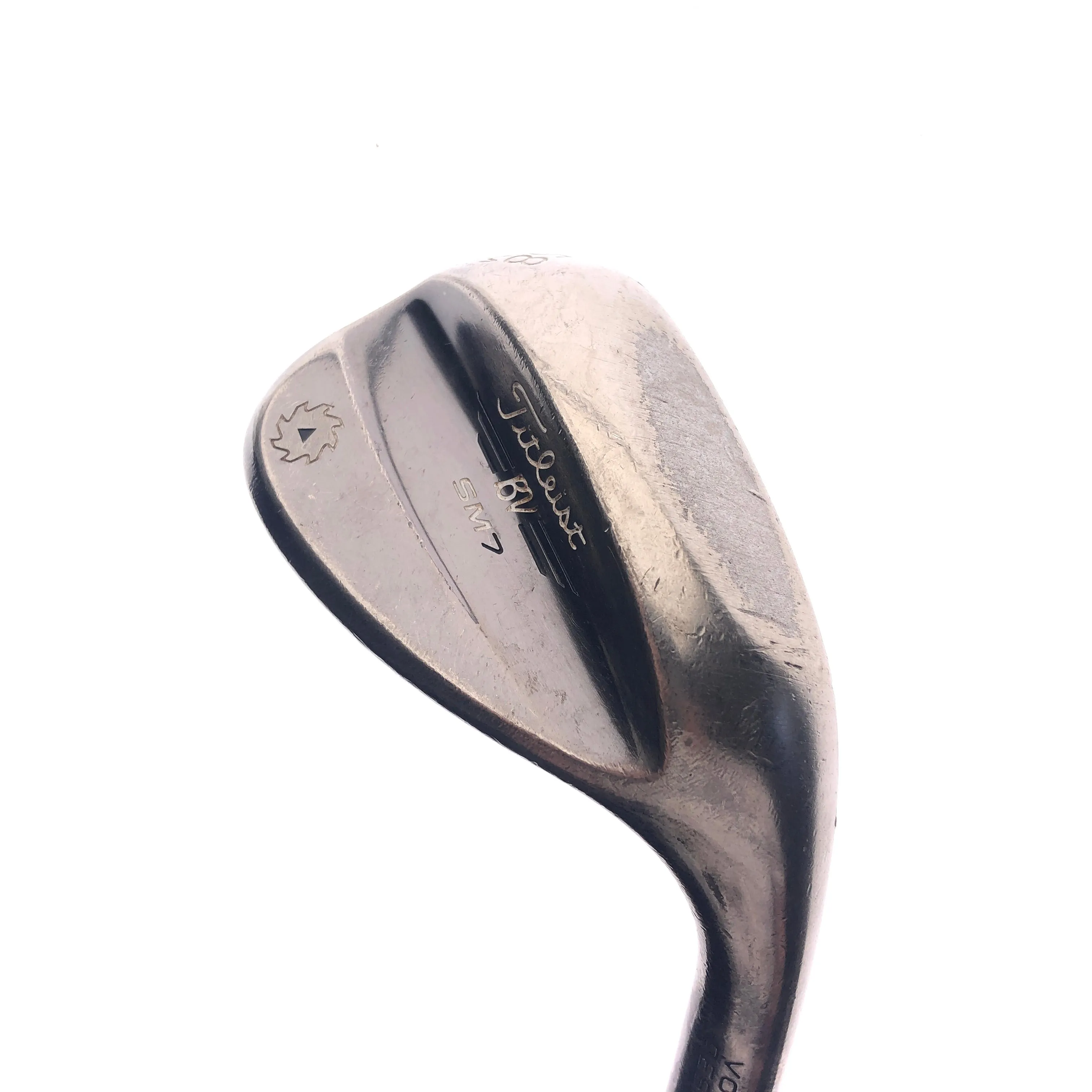 Used Titleist Vokey SM7 Brushed Steel Lob Wedge / 58.0 Degrees / Wedge Flex