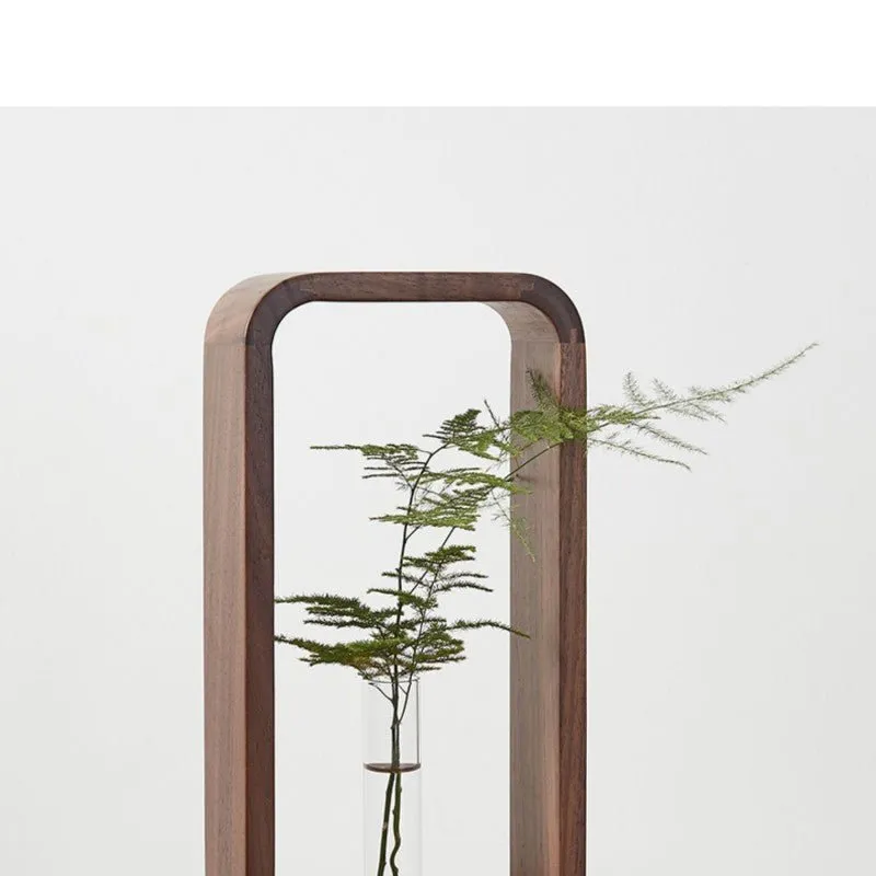 Vase Decoration - Stylish Wood Countertop Vase