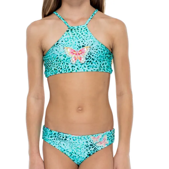 VIVA CUBA - Patch High Neck Bikini